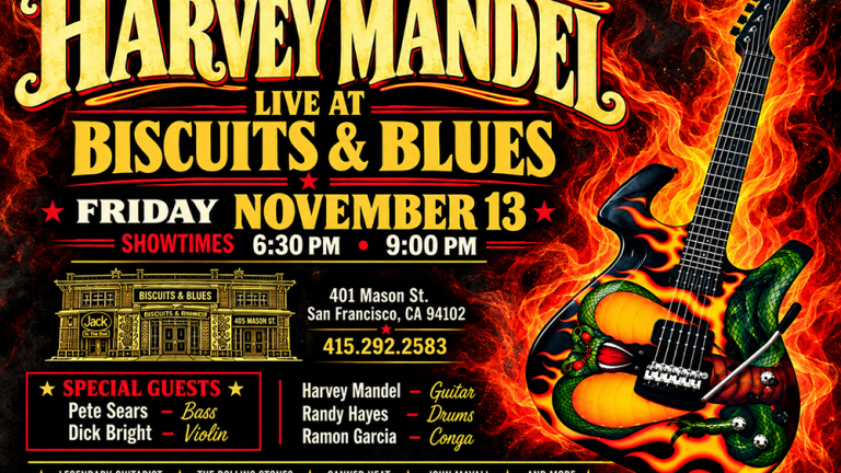 HARVEY MANDEL — LIVE AT BISCUITS & BLUES